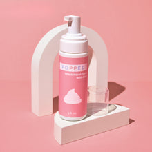 Load image into Gallery viewer, Bottle of Popped Witch Hazel Foam with cap next to it and a pink background
